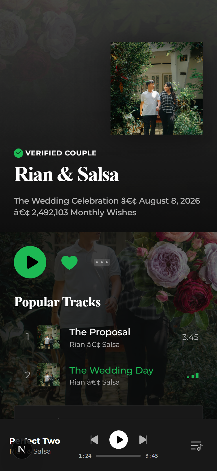 SpotiLove Playlist